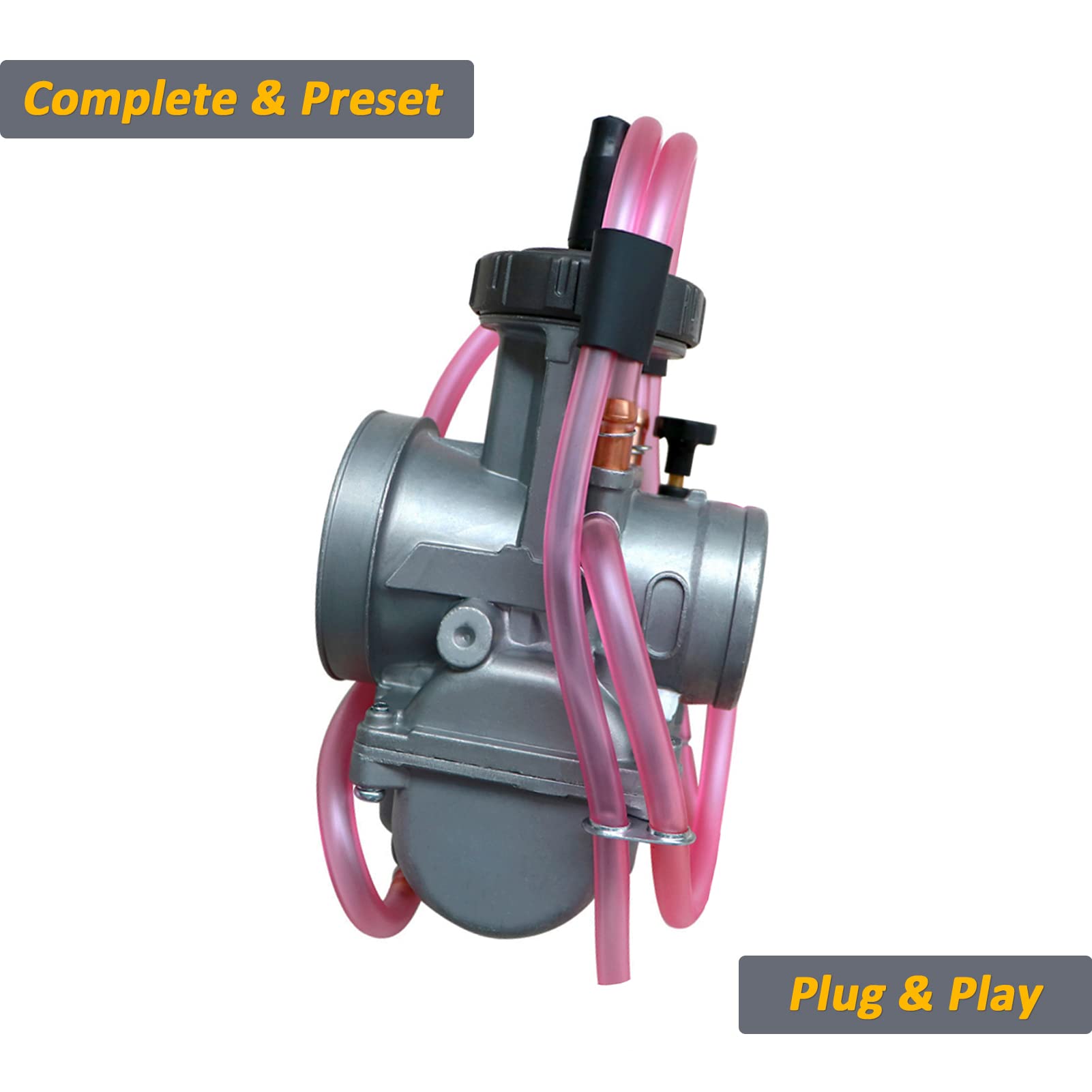 Vergaser-Kit PWK38 38 Mm Für RM125, CR250, KX250, YZ250 Etc. (1978–2002) – Komplett Mit Düsen