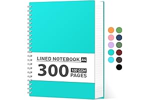 AHGXG Large Spiral Bound Notebook