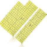 Weewooday 2 Pcs Hot Iron Ruler Hot Ironing Measuring Ruler for Sewing Hemmer Accessories Pressing Tool Heat Resistant Accessories DIY Tool Quilting Handmade for Electric Clothing Making 10 Inch