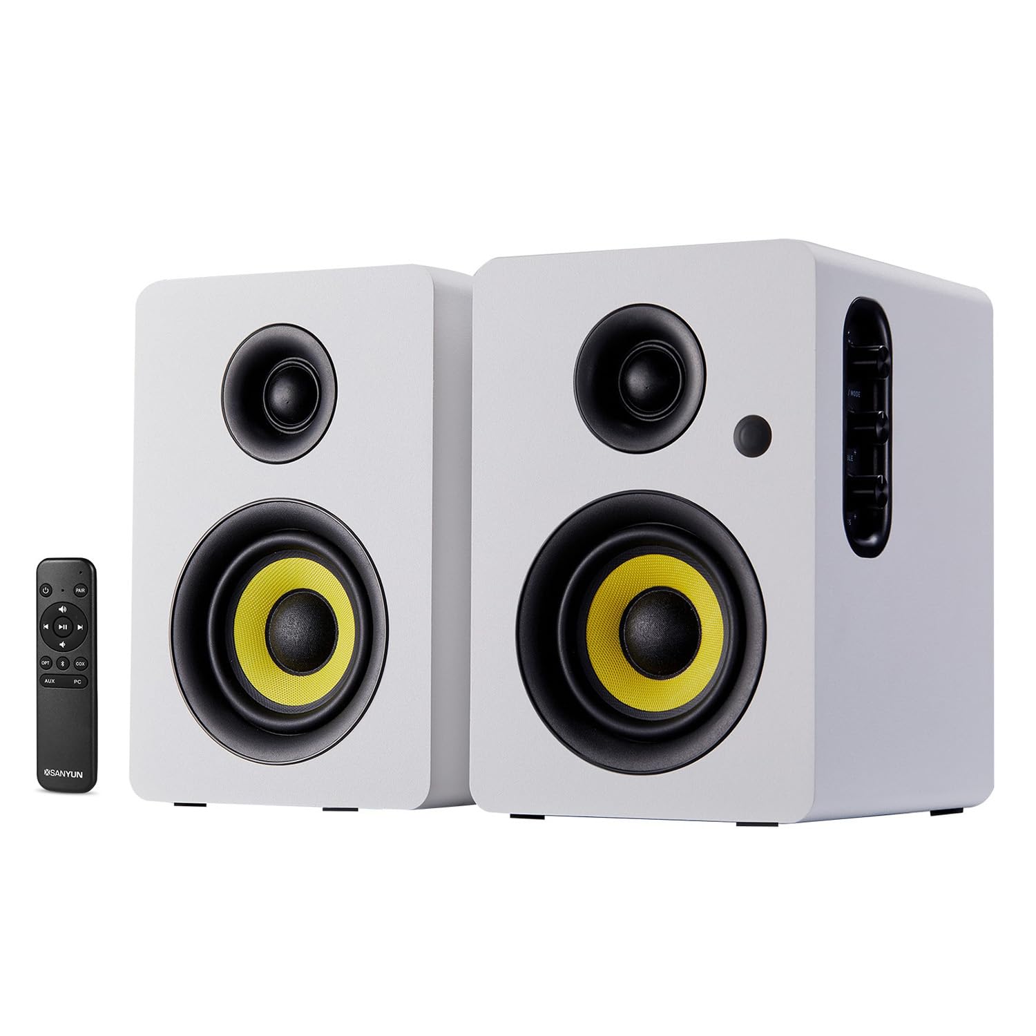 Sanyun SW206 80W 2.0 Active Bookshelf Speakers, Dual-Mode Creator &amp; Music