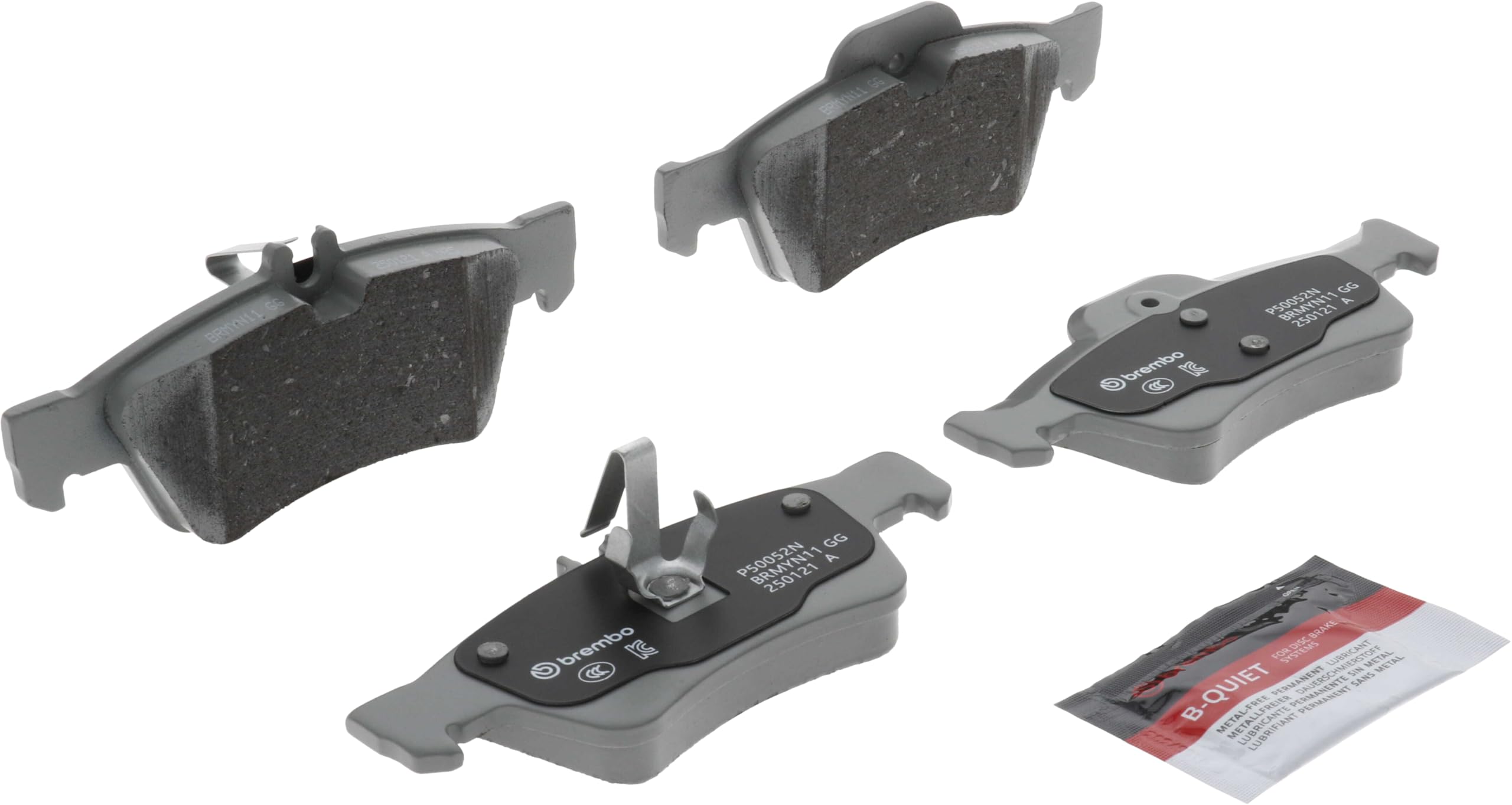 P50052N Premium Ceramic Rear Disc Brake Pad Set MERCEDES-BENZ/MERCEDES-BENZ (BBDC) OE# 0064200120