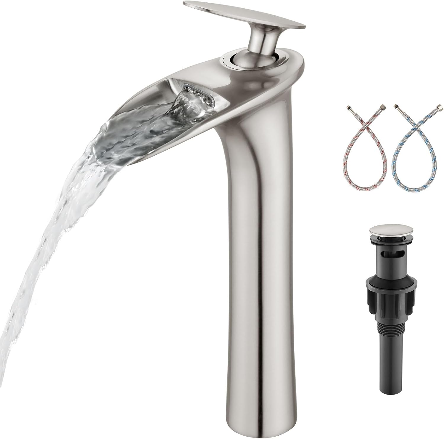 Tall Bathroom Faucet One Hole