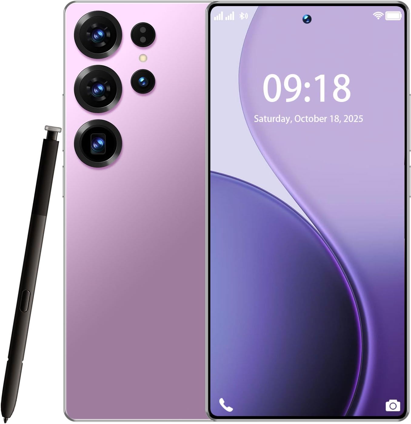S25 Ultra Unlocked Phone,16GB+512GB Smartphones and Android 16, 7000mAh+6.9"+120Hz Unlocked Cell Phone, 108MP Dual Camera/Dual SIM/Facial Recognition (Pink)