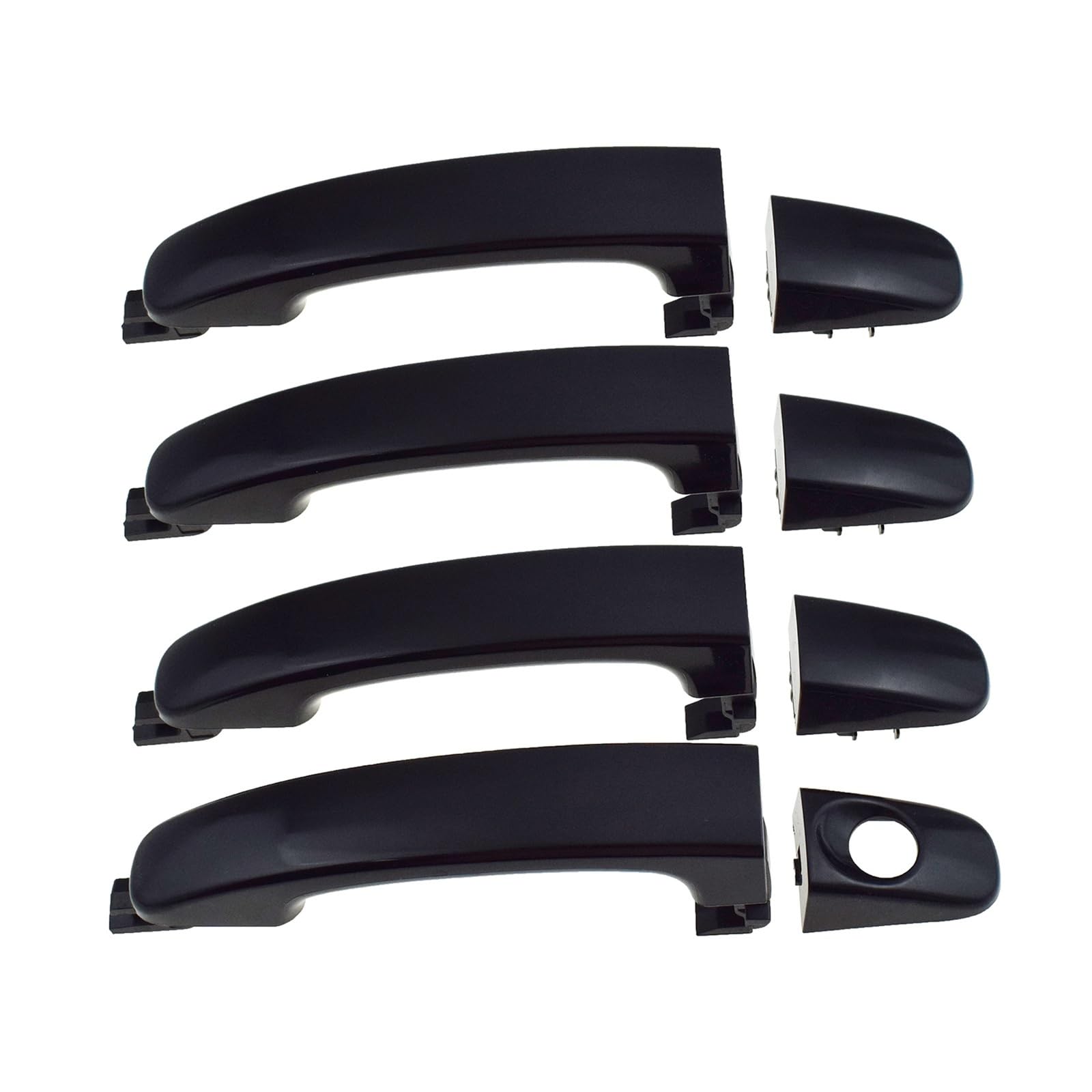 Aphkqost Car Door Handle Outer for Ranger for Everest for T6 for T7 2012 2013-2020 Exterior Door Handle Front Rear Left Right AB3921218A14AC AB3926224A46AA(4PCS)