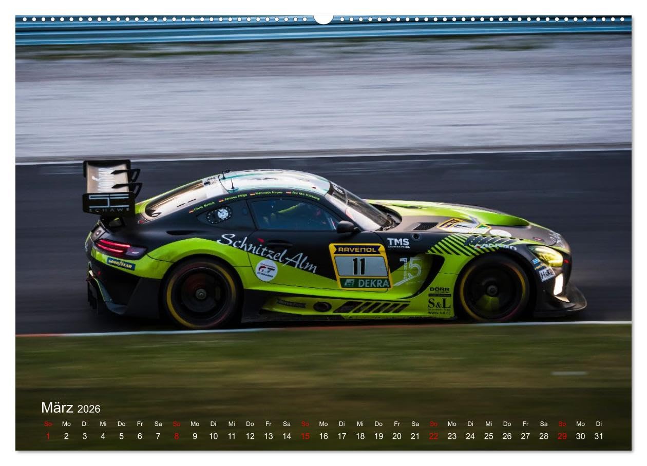 Motorsport aus Affalterbach (Wandkalender 2026 DIN A2 quer), CALVENDO Monatskalender