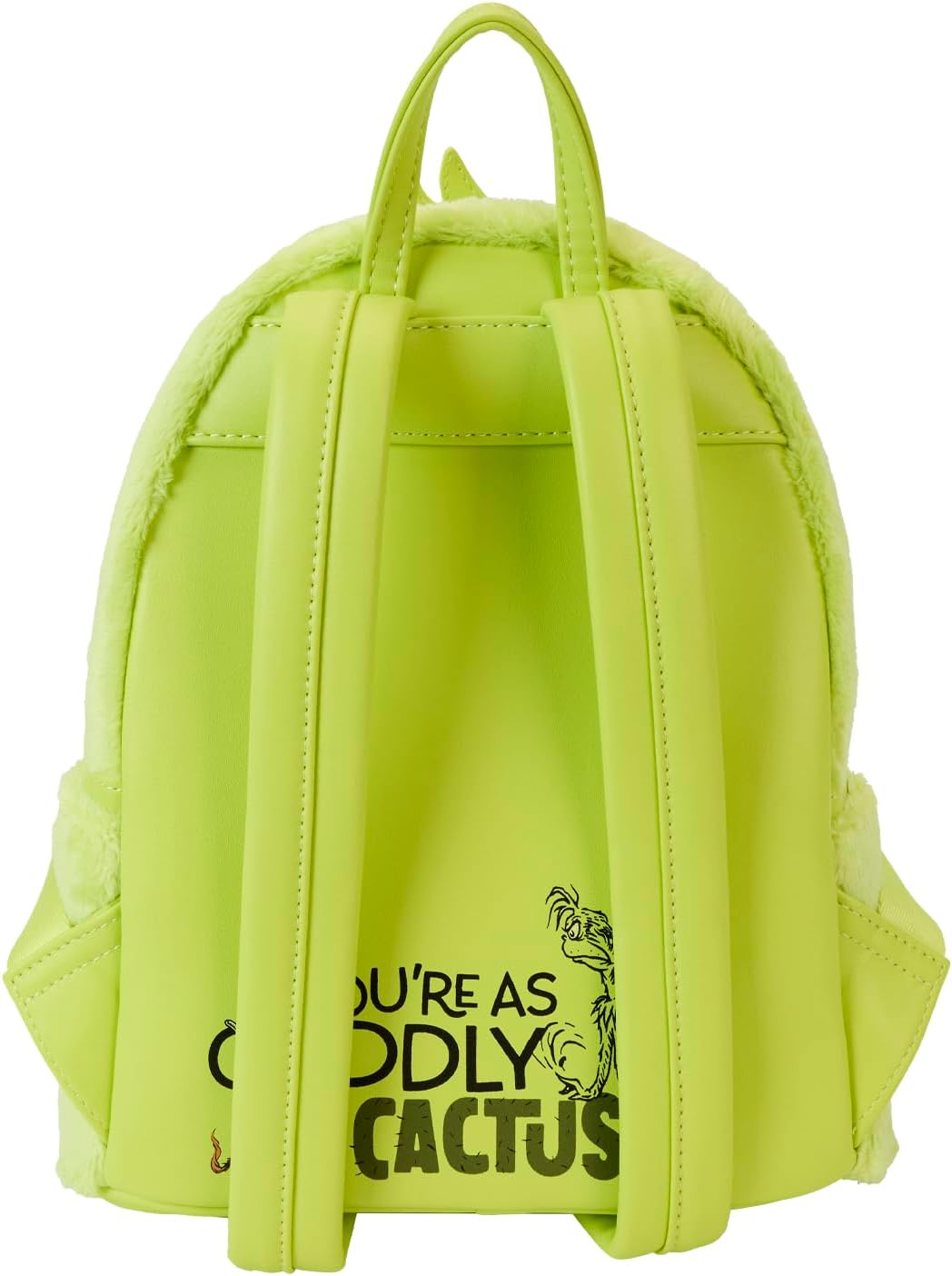 Loungefly Dr Seuss Plush Grinch Light Up Cosplay Mini Backpack