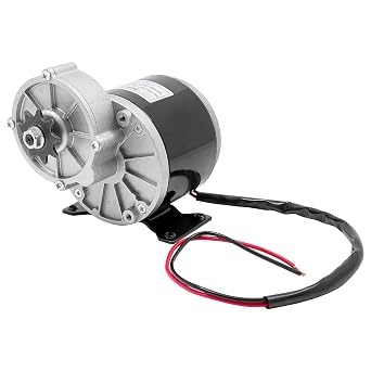 DC 36V 350W Gear Reduction Motor, 2750RPM Low Noise Gear Reduction Electric Motor with 9 Tooth Sprocket, M6 Hole Specification, for Electric Bicycle,Scooter,Bikes 24V 350W