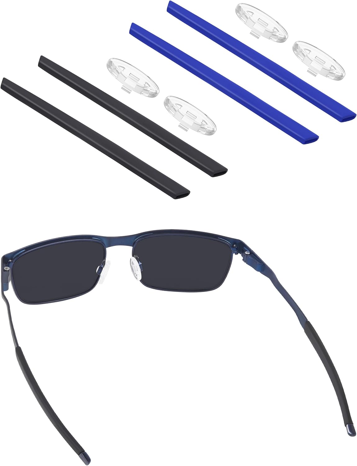 BLAZERBUCK Sock Kits Earsocks & Nosepieces for Oakley Steel Plate XS OY3002 Eyeglasses