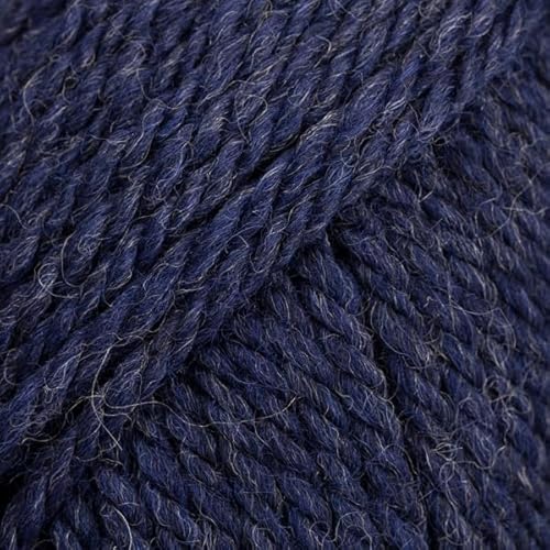 100% Wool Worsted Yarn Drops Alaska,1.8 oz Ball - 77 yds (12 Navy Blue)