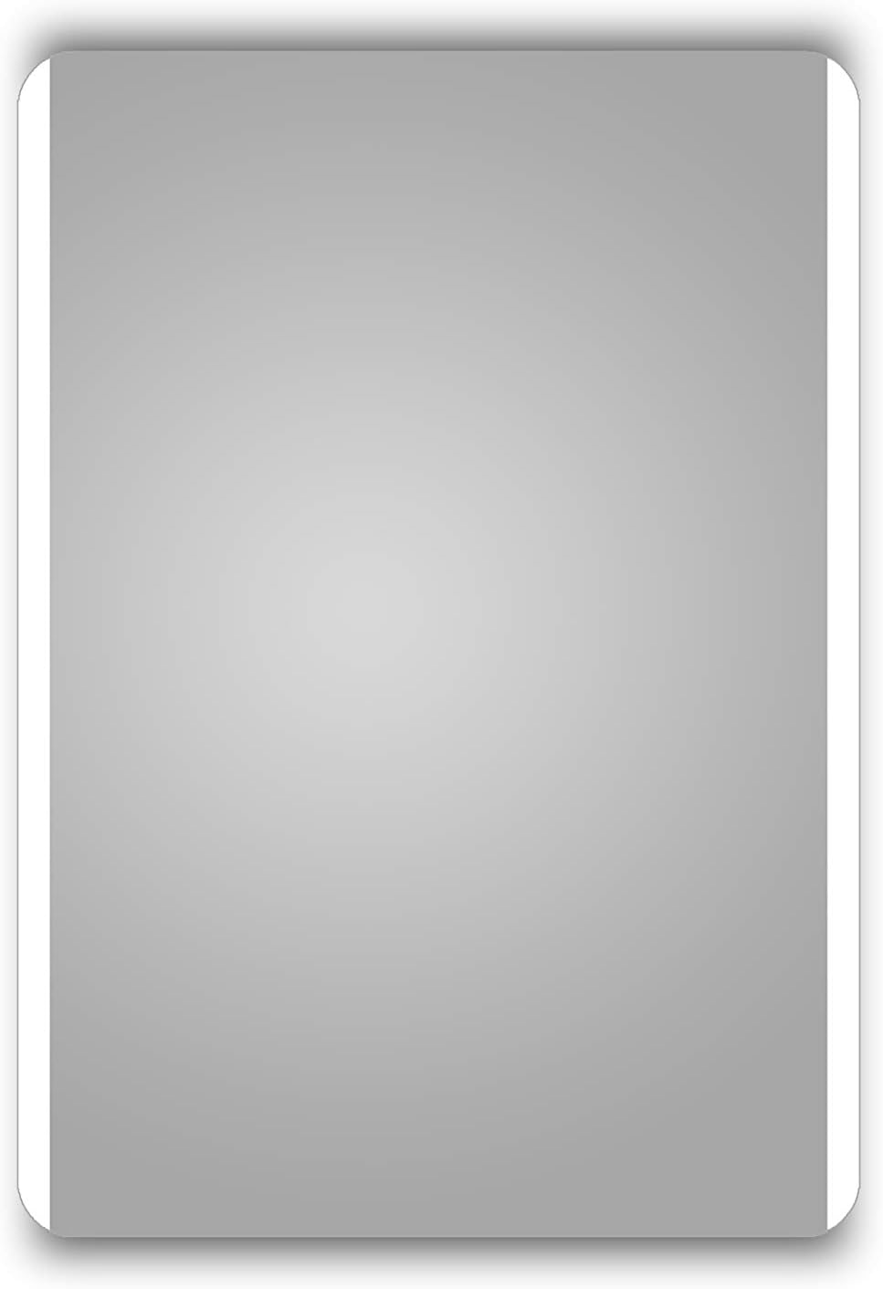 Creative Product Talos LED Mirror, Aluminum, Silver, 50 x 70 cm
