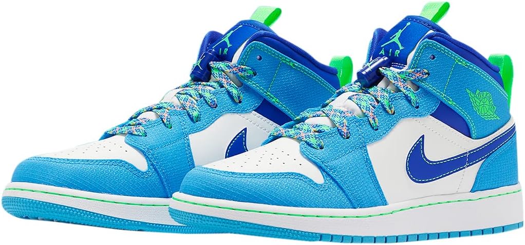 Jordan Youth 1 Mid SE GS DA8010 400 Sprite Blue - Size 6Y - Image 3