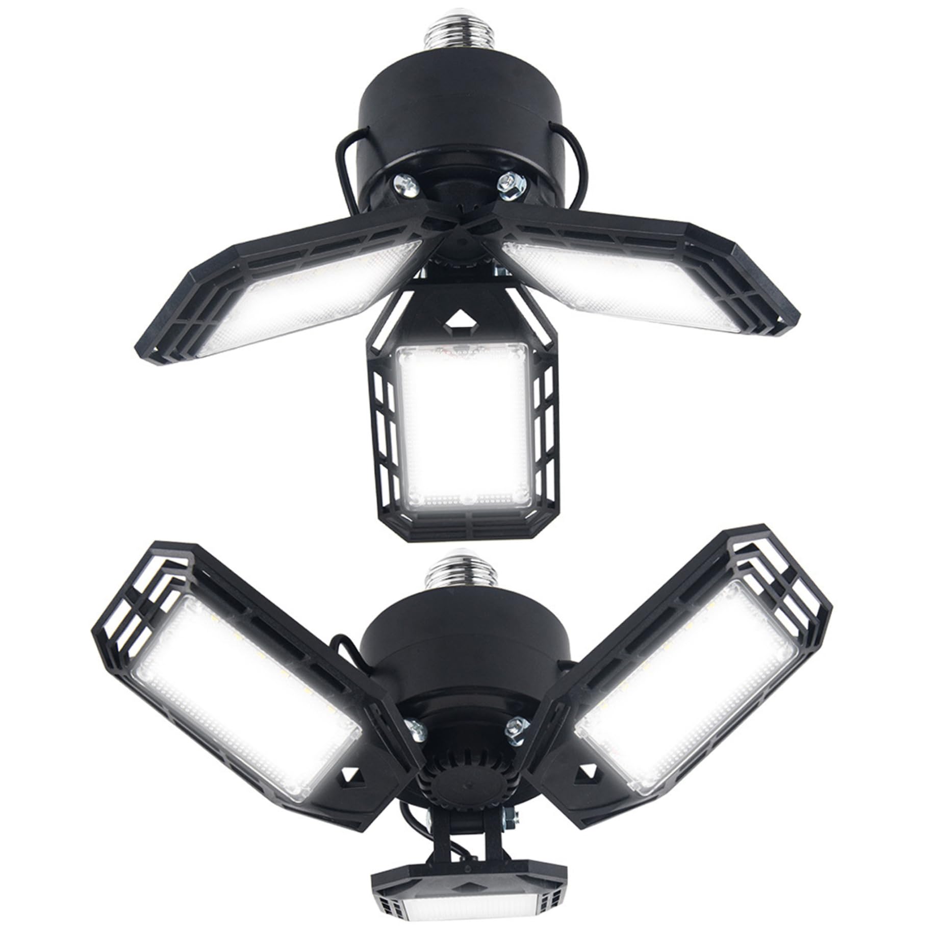 Garage LED 3 panneau luminaire polyvalent E26 sous-sol atelier 2PCS - 8