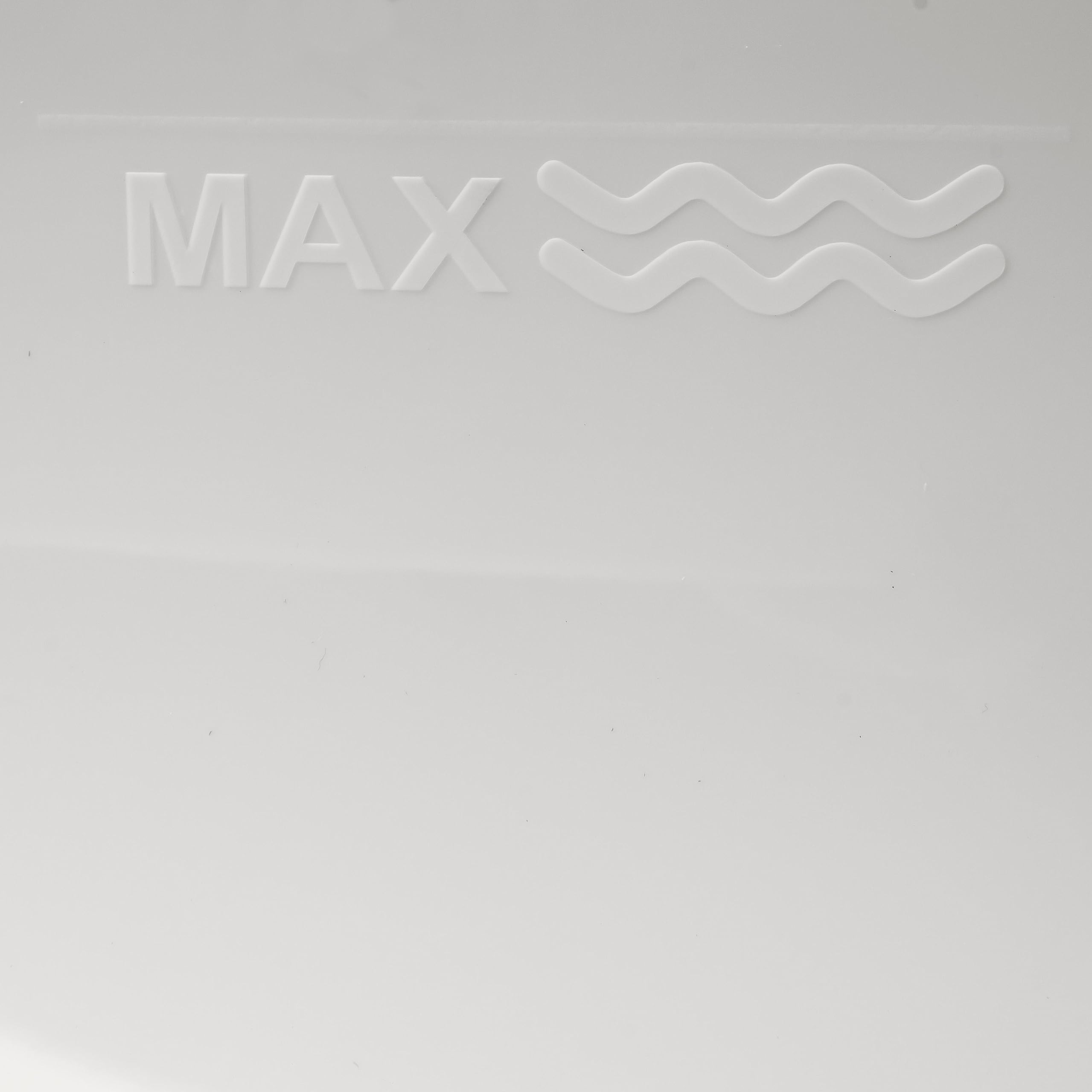 keeeper Bañera Ergonómica con Tapón Arcoíris, De 0 a 12 Meses, 84 cm, Maria, Blanco