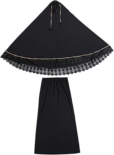 Miniatura 7 de Conjunto de dos piezas de Hijab Thobe Abaya de cubierta completa para mujer musulmana