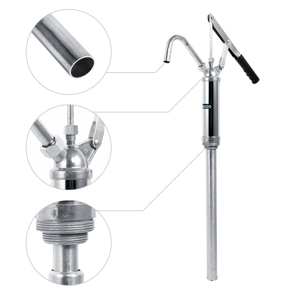 Lever Barrel Pump 20L/min Heavy Duty Lever Action Barrel Drum Pump