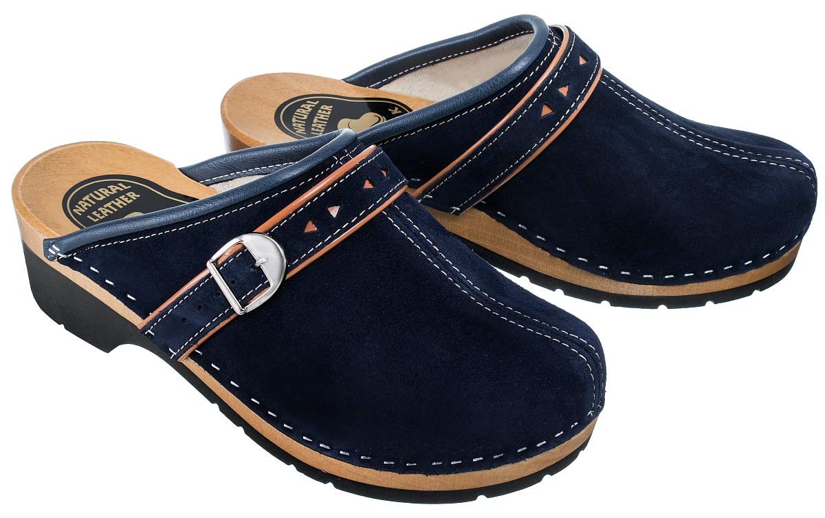 ESTRO Zuecos De Madera para Mujer Calzado Sanitario De Trabajo CDL05