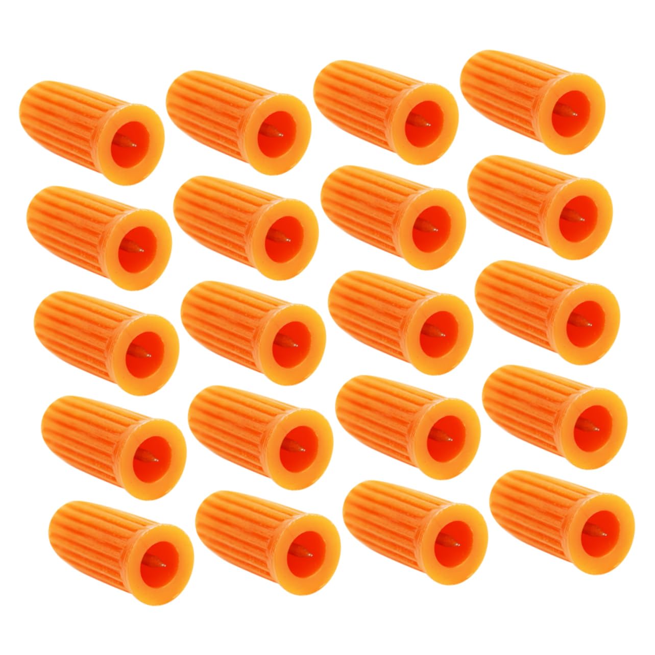 Baluue 20pcs Glue Bottle Mouth Tip Eyelash Glue Bottle Needle Anti-blocking Glue Bottle Pin Glue Accessory Small Size Easy to Use