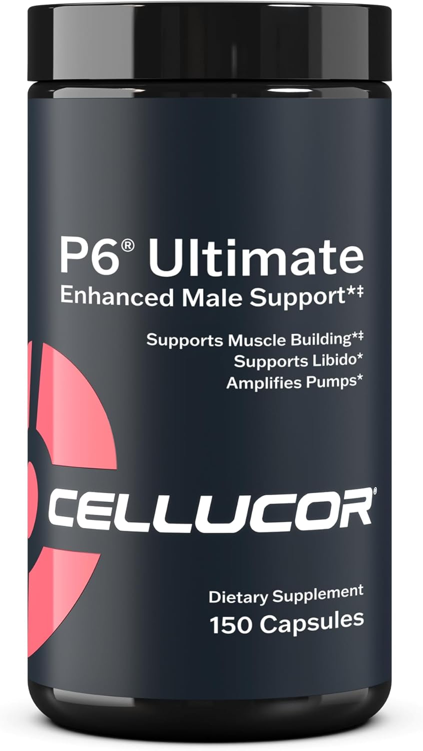 Cellucor P6 Ultimate Enhanced Support for Men Supports Muscle Growth & Strength