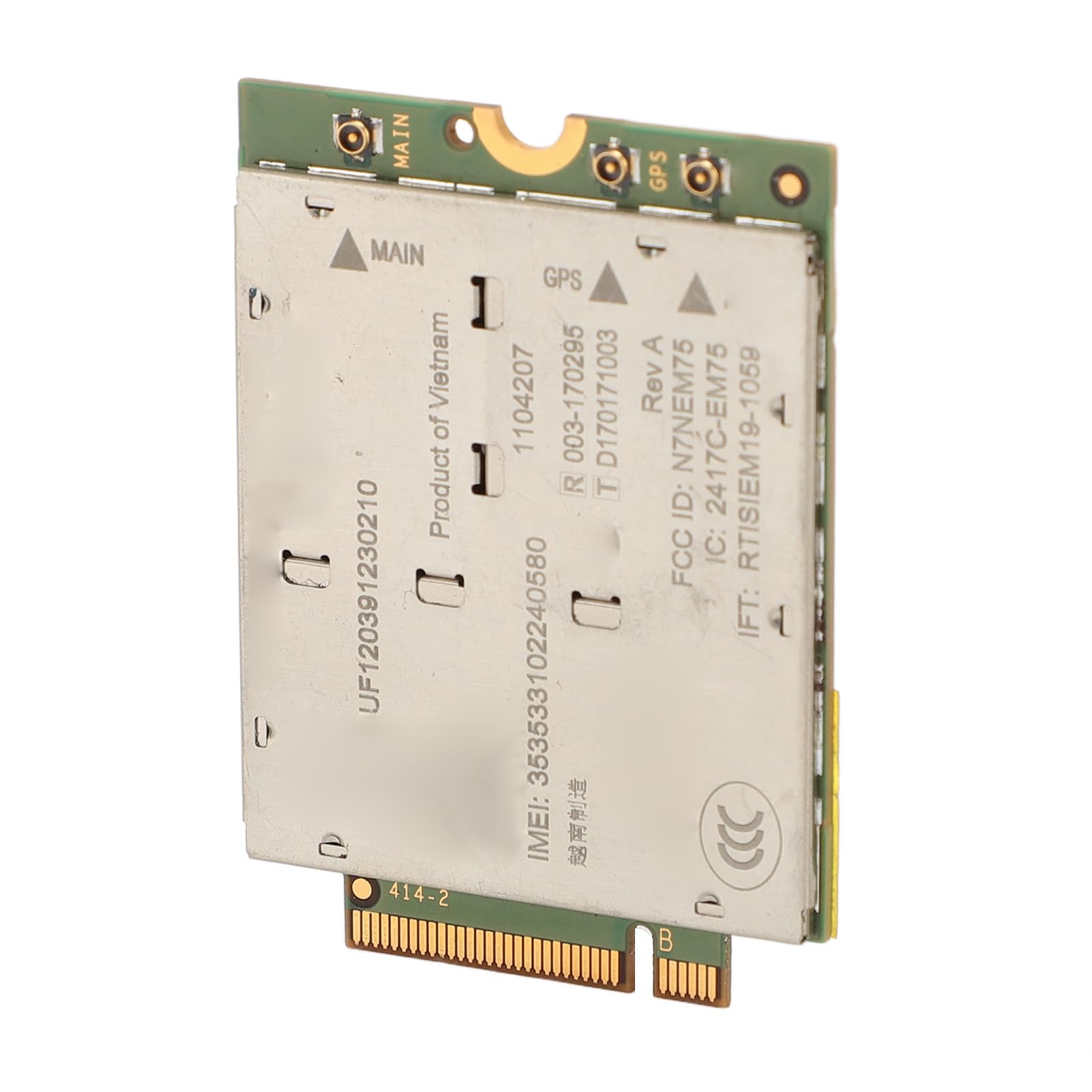 Gedourain Scheda di Rete PCI Express M.2 Ad Alta velocità con Modulo 4G per Laptop - 1104207 4G LTE Wireless EM7565