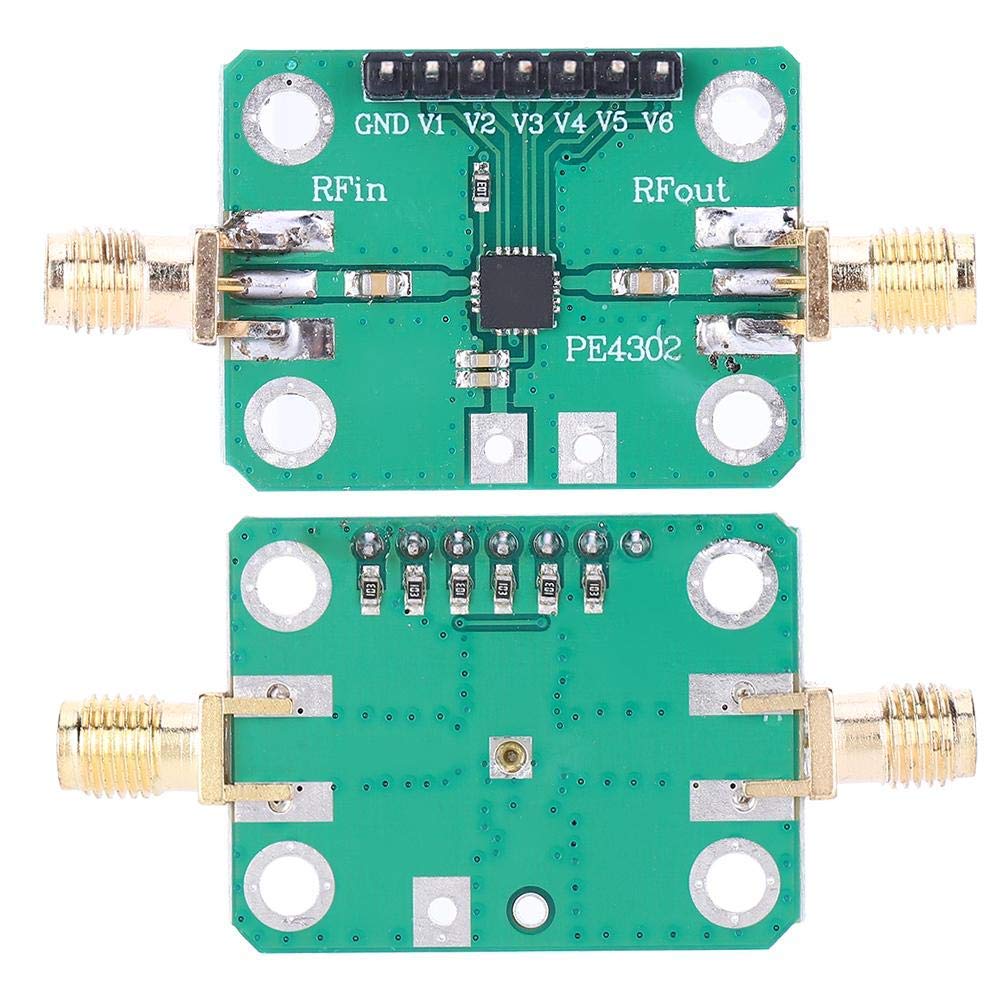 Walfront 1PC Attenuatore CNC PE4302 Attenuatore RF Campo di Controllo 0~31.5dB Modulo Attenuatore di Controllo Numerico Parallelo Diretto