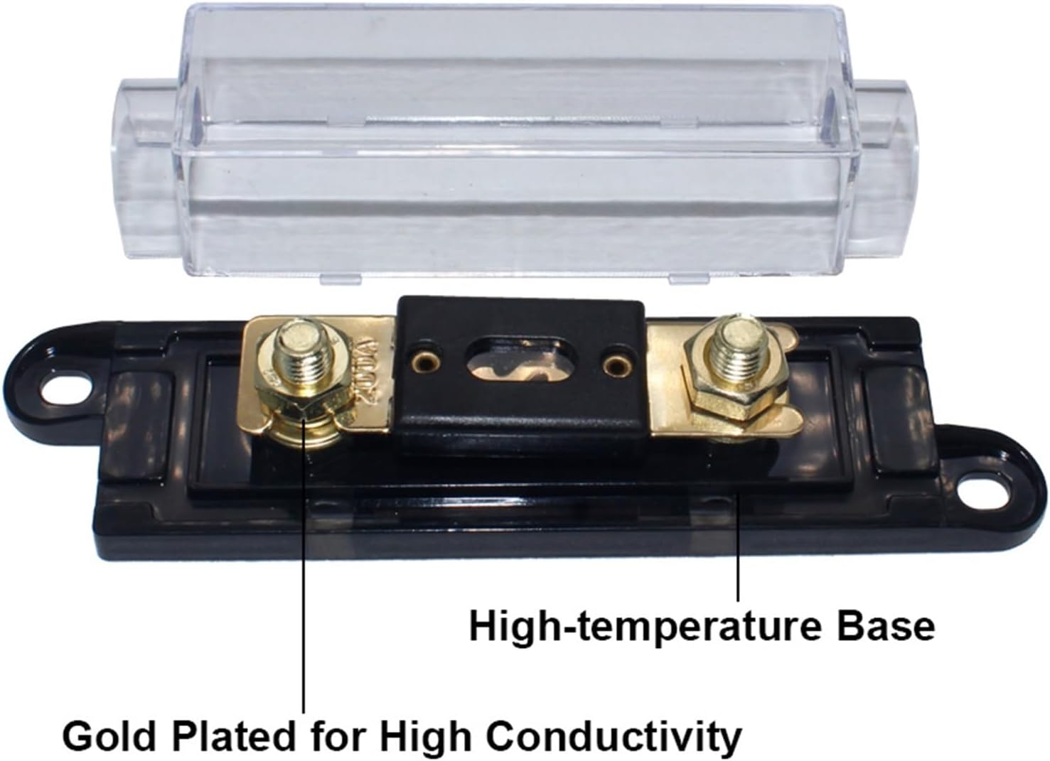 ANL Bolt-on Fuse Holder Automotive Fuse Boxs Fusible Link with Fuse 40A 50A 60A 100A 125A 150A 180A 200A 250A 300A 350A 400A AMP (Size : 130A)