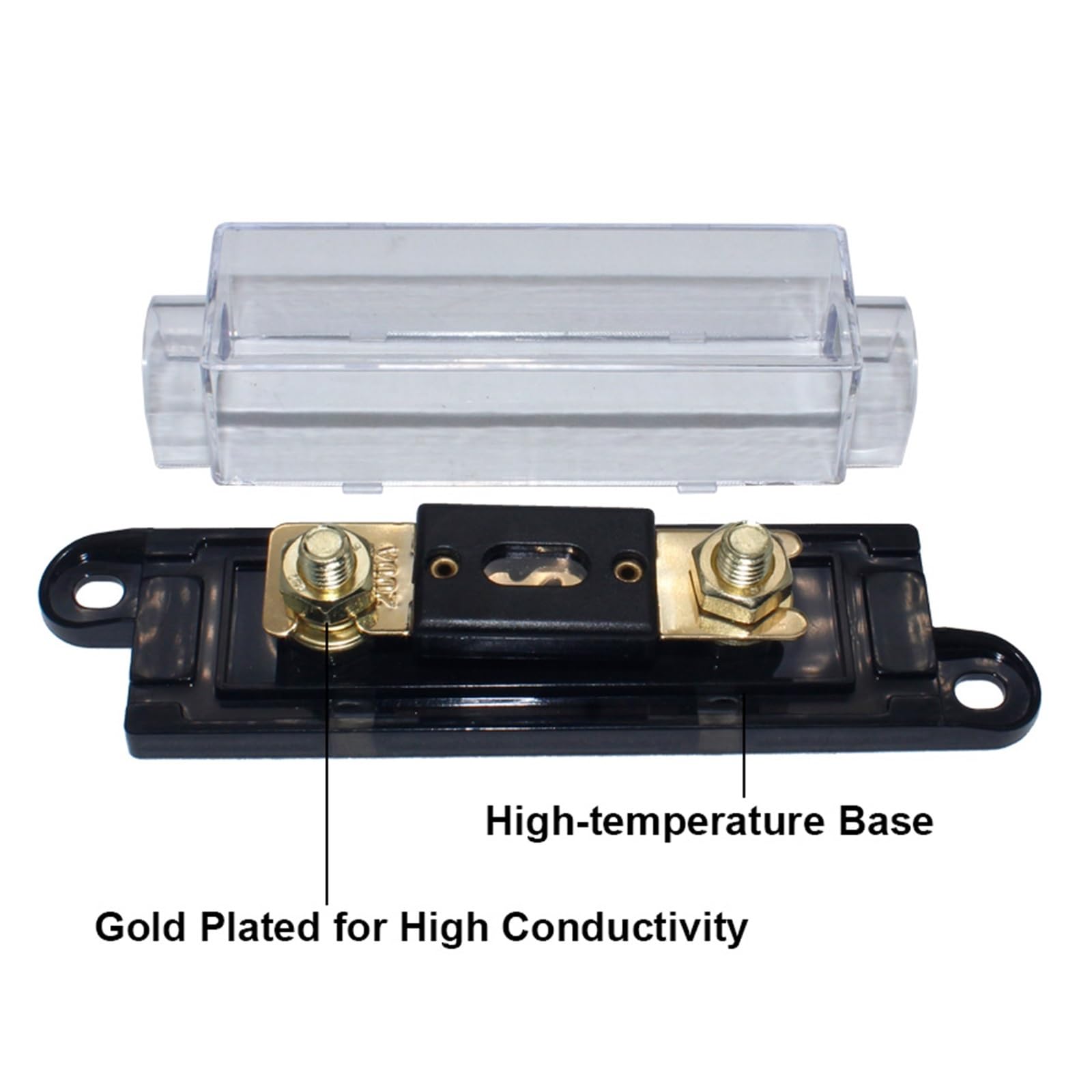 Porte-fusible boulonné ANL Boîtes à fusibles automobiles Lien fusible avec fusible 40A 50A 60A 100A 125A 150A 180A 200A 250A 300A 350A 400A AMP (Size : 300A)