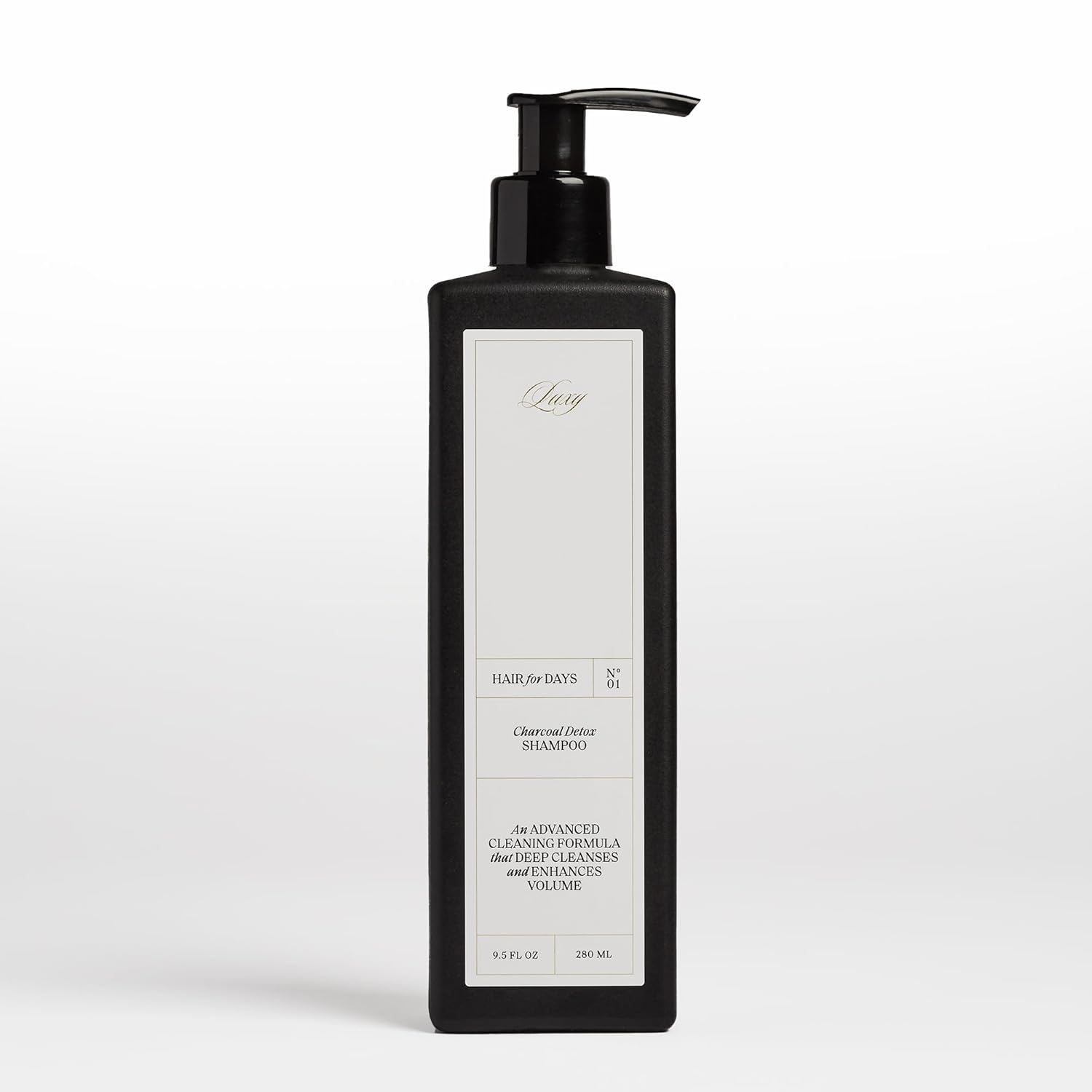 Luxy Charcoal Detox Shampoo –Clarifying...