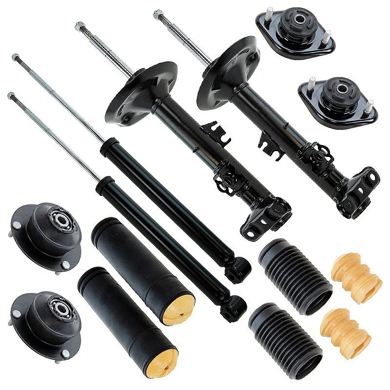 ATEC Germany 4x ammortizzatore a gas a pressione anteriore e posteriore, | Compatibile con: BMW 3, 3 Cabriolet, 3 Coupe