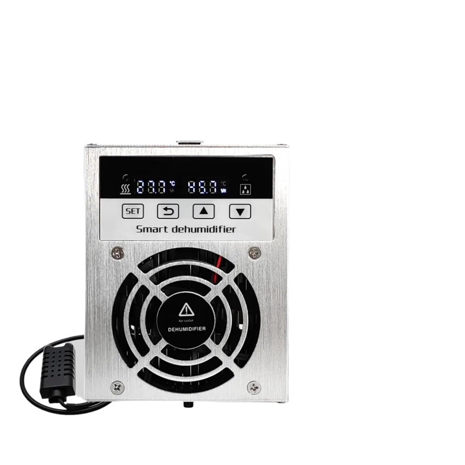 1pc 60W Mini Auto Dehumidifier Industrial With Rs485 Aluminum Alloy Intelligent Control Dehumidify