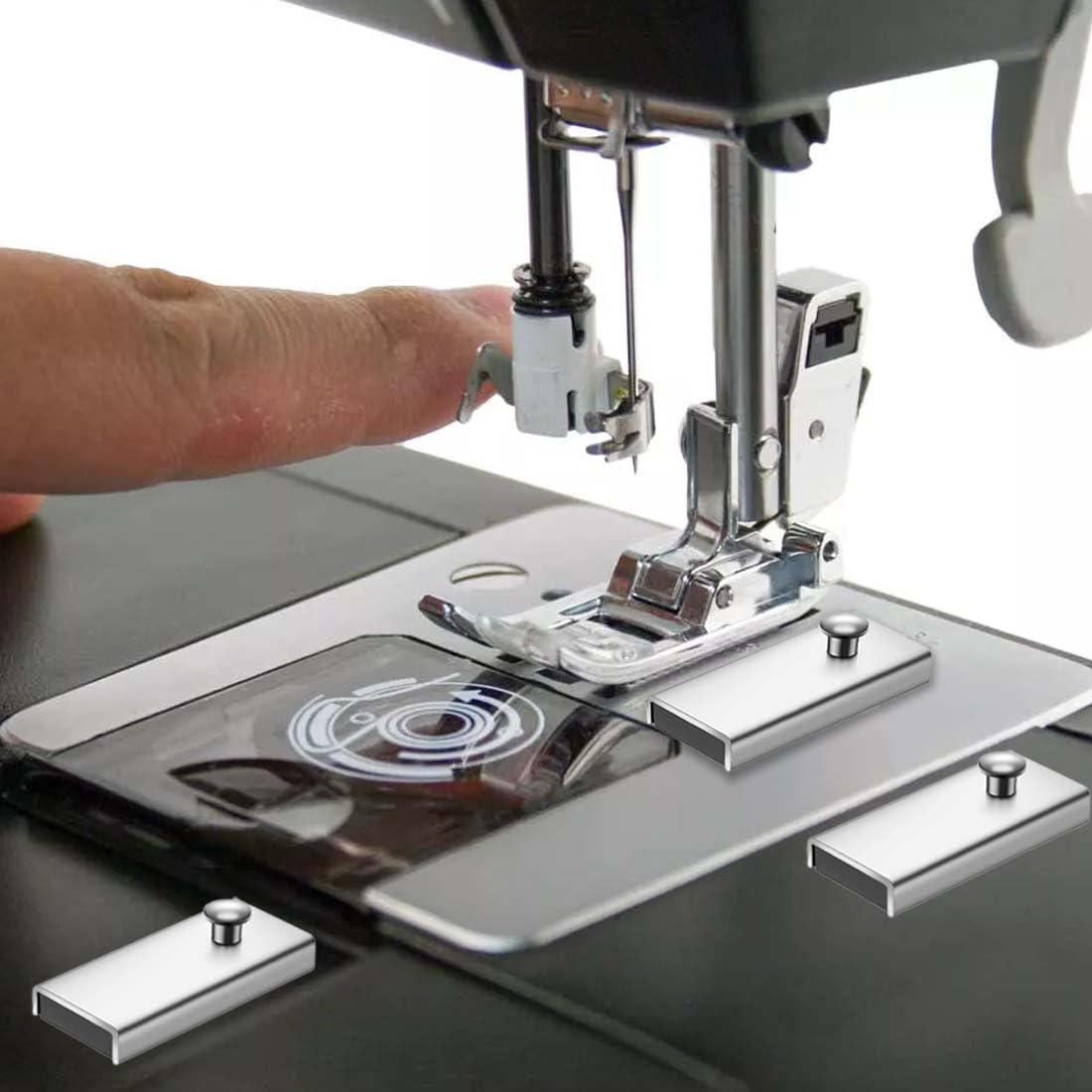 Guida Magnetica Per Cuciture - 2 Pezzi Per Macchina Da Cucire, 5.3x2.35cm, Per Cuciture Dritte E Precise - Foto 13