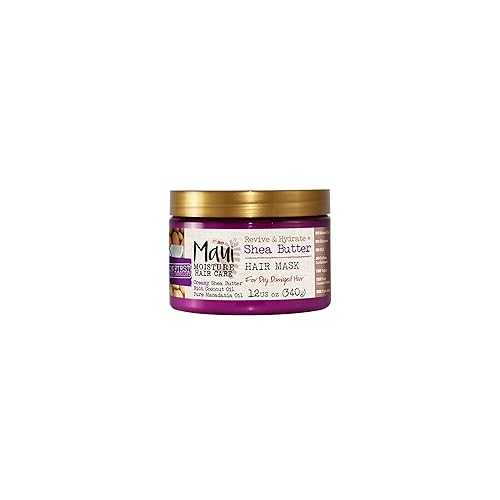 Miniatura 1 de Maui Moisture Mascarilla capilar de manteca de karité para cabello seco dañado, 11.99 oz