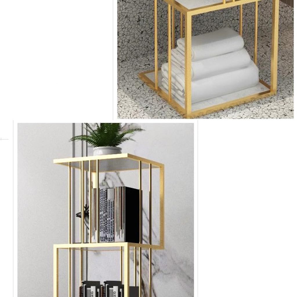 Geometrische S-Vorm Boekenplank 5 Niveaus Met Verlichting - Moderne Displaykast Voor Woonkamer, Slaapkamer En Kantoor