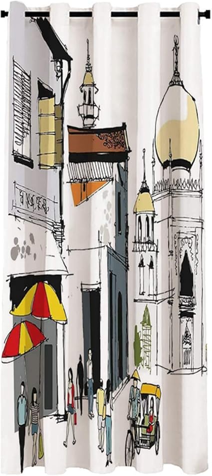 Amazon アジア人 リビング階段や玄間の 間仕切り 幅 150cm 丈 250cm 手描きの古いシンガポールの伝統的な建物の人々の傘旅行の イラスト 断熱 つっぱり棒で簡単 間仕切り 突っ張り棒 カーテン カーテン オンライン通販 Amazon アジア人 リビング階段や玄間の 間仕切り 幅 150cm 丈 250cm 手描きの古いシンガポールの伝統的な建物の人々の傘旅行の イラスト 断熱 つっぱり棒で簡単 間仕切り 突っ張り棒 カーテン カーテン オンライン通販