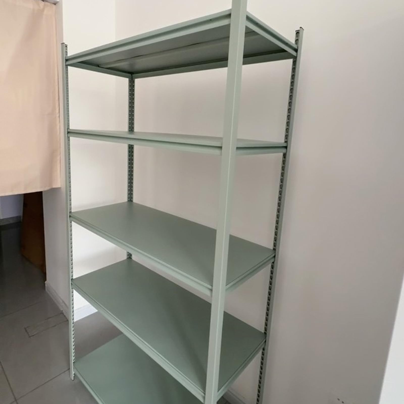 Scaffale regolabile in metallo a 5 ripiani con pannello forato resistente in acciaio al carbonio per casa, ufficio, dispensa, garage nization (70 x 40 x 160 cm)