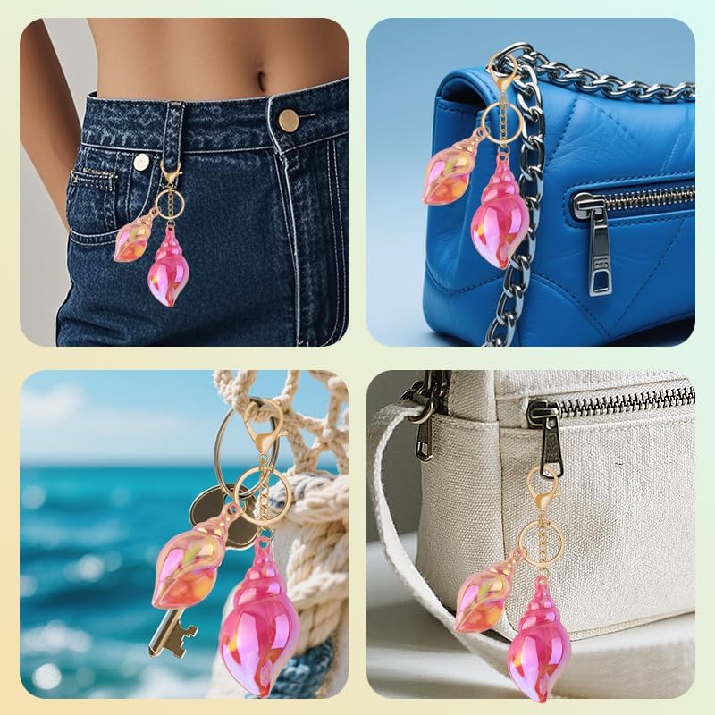 Porte-clés Océan Pour Sac De Plage Pour Sac à Dos, Sac à Main, Portefeuille, Sac à Main, Porte-clés Sur Le Thème De L'océan Pour Filles Et Femmes, Sac Fourre-tout De Plage, Breloque