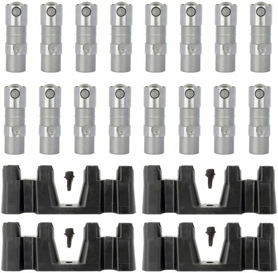 5.3L Camshaft Lifters Replacement Kit | E1840P Stage 2 Sloppy Camshaft | LS7 Roller Lifters | Guides | Gaskets | Head Bolts | Compatible With GM Chevrolet 5.3L 5.3 LS | Aggressive Profile | Lopey Idle