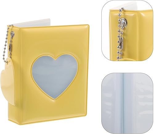Miniatura 7 de Cabilock Kpop - Carpeta para tarjetas fotográficas de 4 pulgadas, mini carpeta de tarjetas Kpop, álbum hueco, carpeta de tarjetas de corazón, lindo