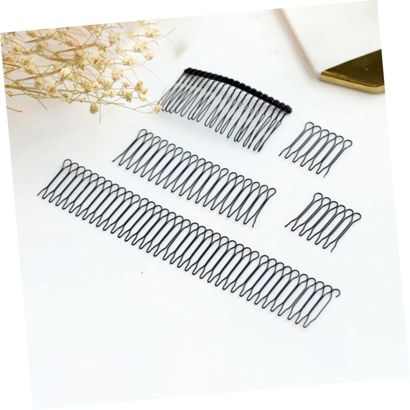 SOESFOUFU 5pcs u Shape Hair Finishing Fixer Combs Hair Barrette for Women Girls Styling Combs High Elasticity for Invisible Hair Insert