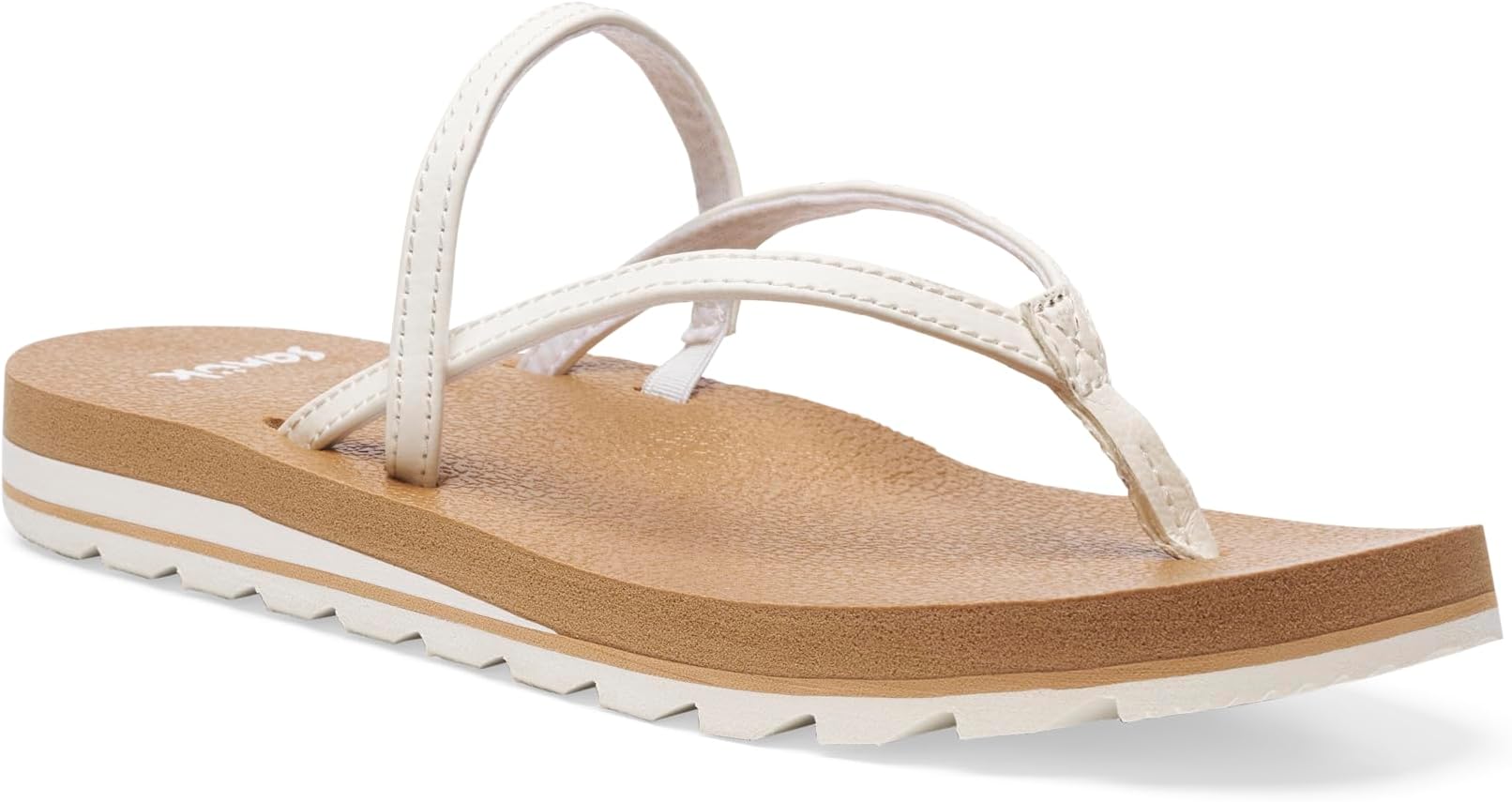 Yoga Strappy Womens Sandals | Yoga Mat Footbed | Strappy Flip Flops for Women | Lightweight Summer Sandals | Women’s Beach Sandals