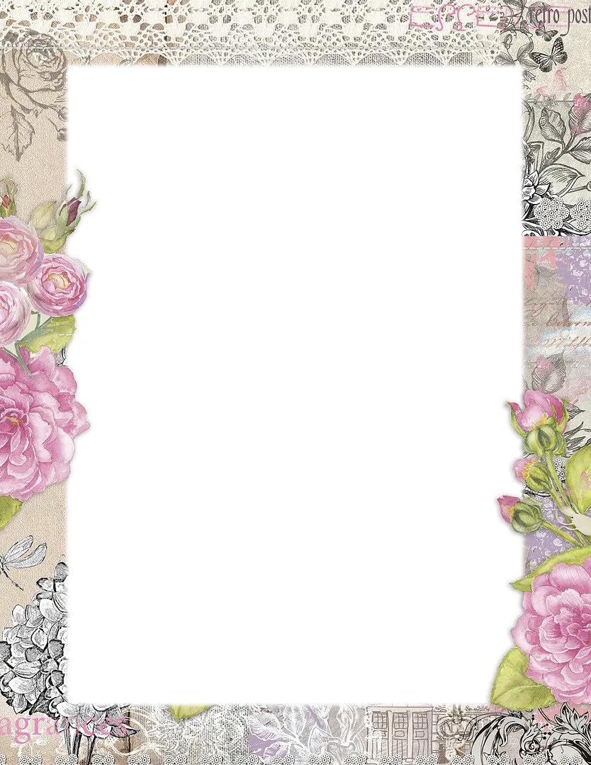 Papier à en-tête rétro pour imprimer sans bavure vos designs de scrapbooking