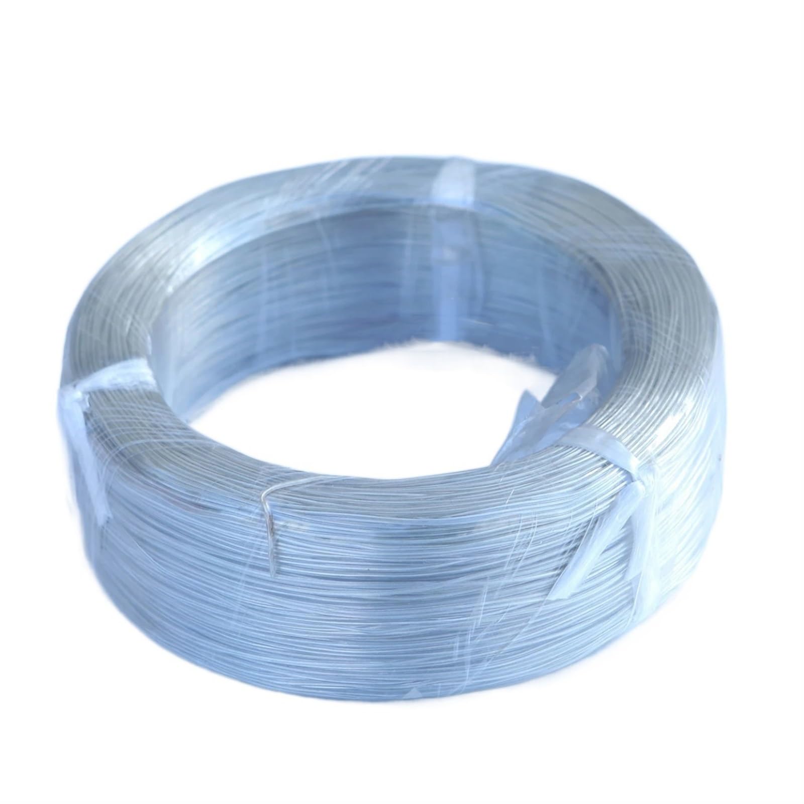 Outdoor Extension 50 Meters 12V DIY Light Welding Silver Wire 2Pin 22AWG 20AWG 18AWG Middle Connector Electrical Wire for Lamp Soldering Solar sheathed(50 Meters 18AWG)
