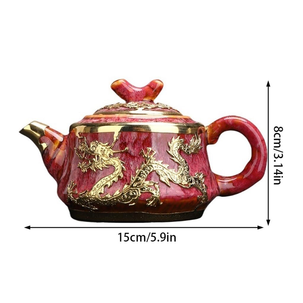 Ceramiczny czajniczek do domowego biura Kung Fu zestaw do herbaty czajniczek ceramiczny pojedynczy garnek popołudniowa herbata nauka czajniczek herbata impreza dekoracja dzbanek do herbaty ceramiczny
