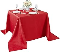 Vista 599 de Rectangle Tablecloth 90x132 inch Washable Polyester Fabric Table Cloth for Wedding Party Dining Banquet Decoration（90x132, Turquoise）