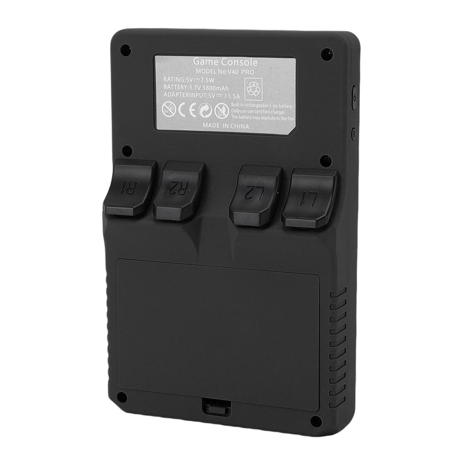 XUMIUZIY Handheld-Videospielkonsole. Leistungsstarker 3,5-Zoll-Bildschirm für Endlosen Spaß in der Mittagspause (Black)