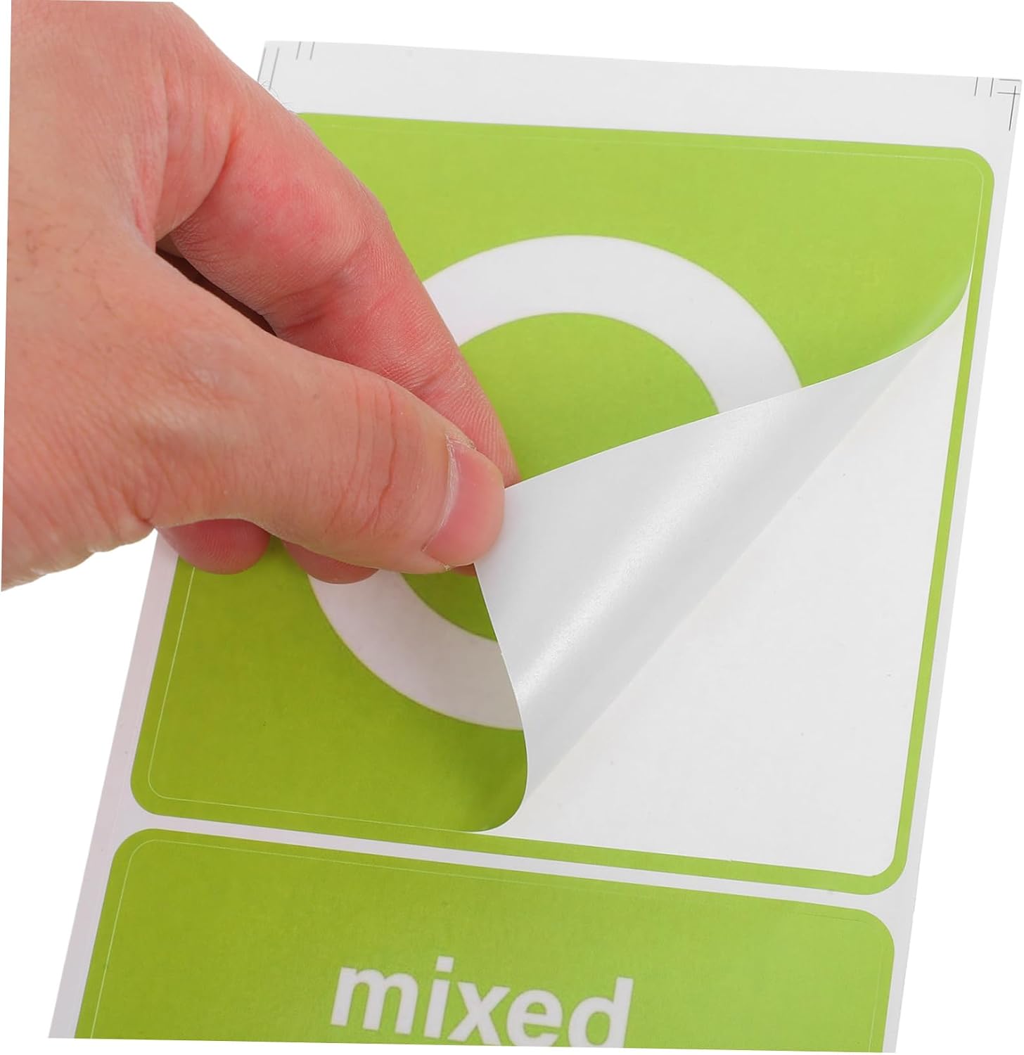10pcs Recycle Trash Sticker Decals for Waste Sorting Settings Self-Adhesive Labels for Bins Kitchens Offices and