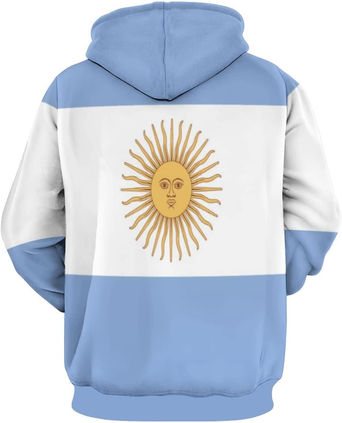 Fattyeery Womens Long Sleeve Belize Flag 3D Horror Print Hoodie Spring And Autumn for Mens Tops