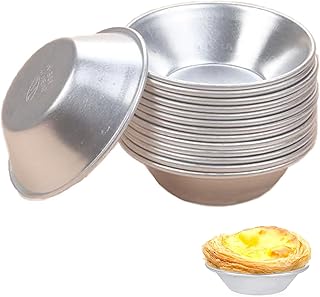 Aluminum Egg Tart Mould, 14PCS Mini Yorkshire Pudding Tin for Air Fryer, Air Fryer Ramekins, Air Fryer Yorkshire Pudding Tin, Metal Ramekins for Air Fryer for Air Fryer, Pudding Mould DIY Tools