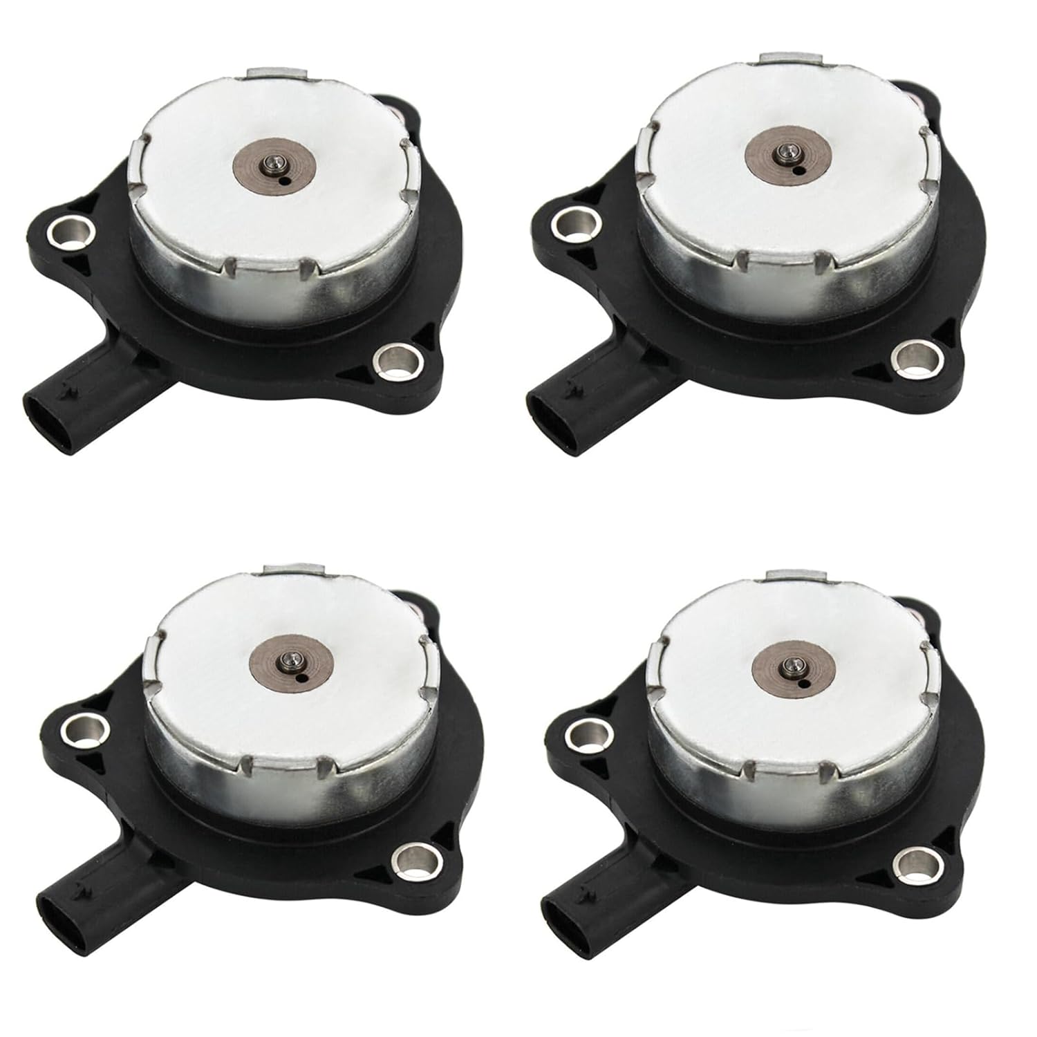 4 Pack Engine Camshaft Cam Phaser Actuator Position Sensor 3.6L 05184101AG 05184101AF Compatible with Chrysler 200 300 Dodge Challenger Jeep Wrangler Ram 1500 3.6L