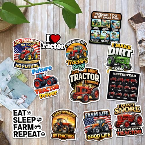 Calcomanías de tractor agrícolas impermeables para evitar que se despeguen del vaso 3