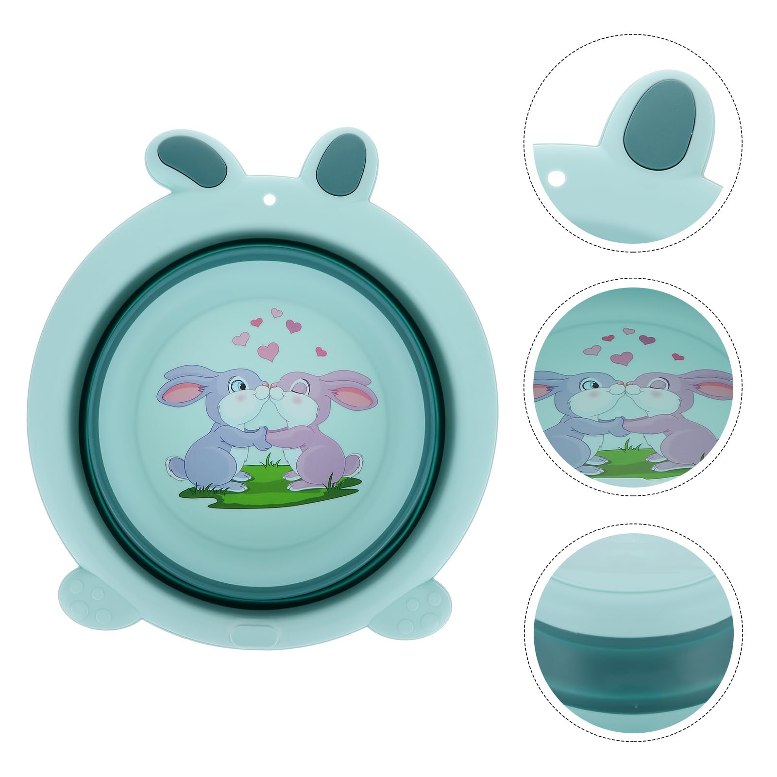 PRETYZOOM Zusammenklappbares Baby Waschbecken Tragbares Fußwaschbecken Kompaktes Babybecken Für Babypflege Und Reisen 13.39X12.20X3.94 Zoll
